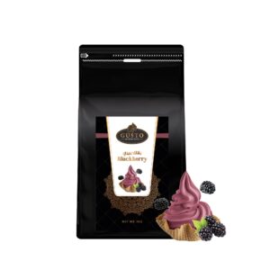 Gusto Blackberry Soft Ice Cream Powder Mix (2KG)